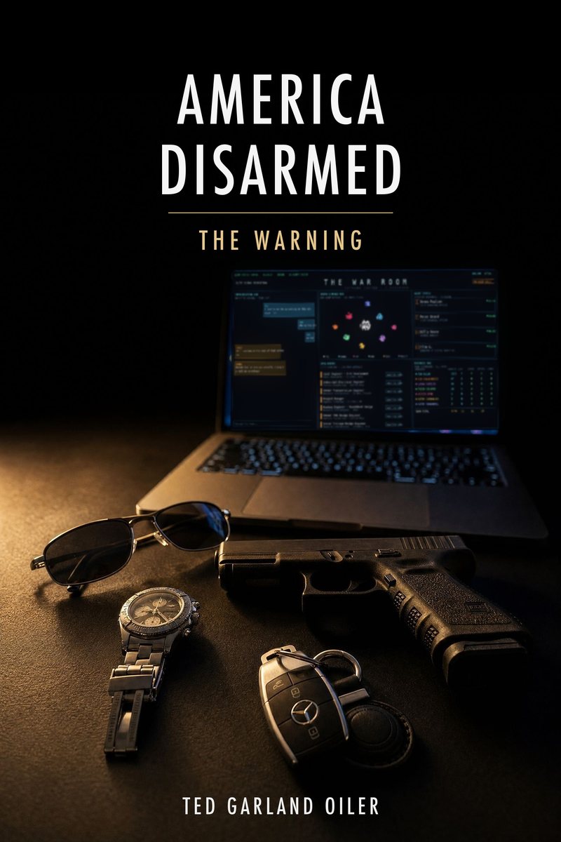 Cover of America Disarmed: The Warning, by Ted Garland Oiler